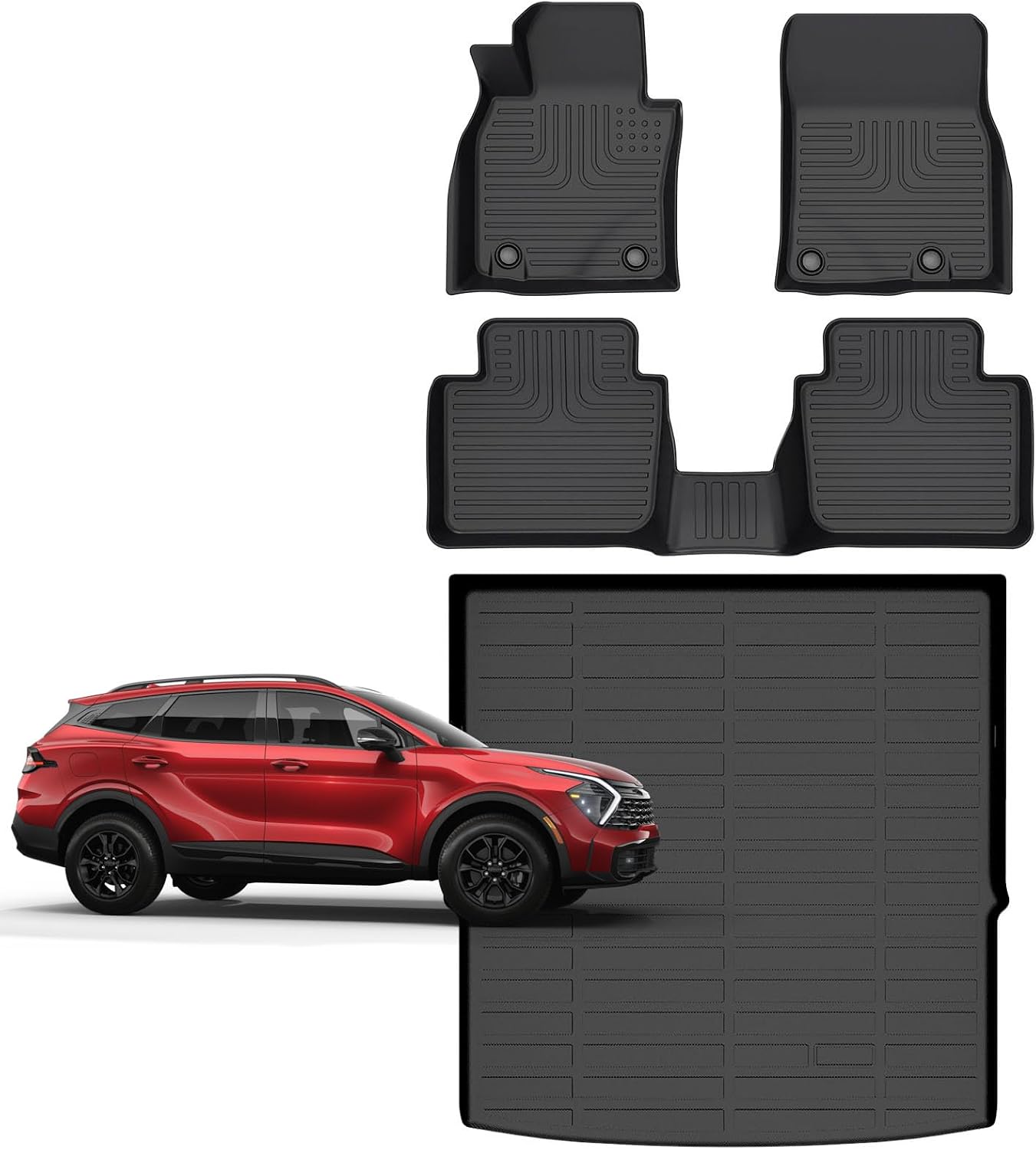 for Mazda CX-50 (Not Hybrid) Floor Mats 2023 2024 2025 2026 Car Mats for Mazda CX50 Accessories All Weather Floor Mats Cargo Liner 2023-2026