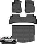 Wayhigh® Floor Mats & Cargo Liner for 2020-2026 Buick Encore GX FWD (Only Fit Cargo in Upper Deck Position), All Weather TPE Waterproof Heavy Duty, Floor Mats Custom Fit for Encore GX Accessories