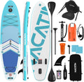 NACATIN Inflatable Stand Up Paddle Board,10'6'Upgrade Version Blow Up Paddle Boards for Adults with Premium SUP Accessories& Backpack,Adjustable Paddle,Camera Mount,Hand Pump, for Lake, River, Yoga
