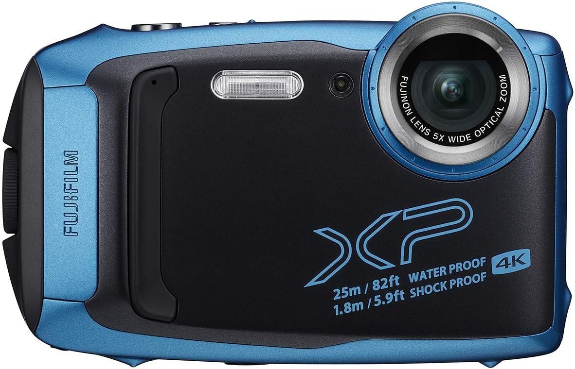 FinePix XP140 Bundle W/SD Card - Sky Blue