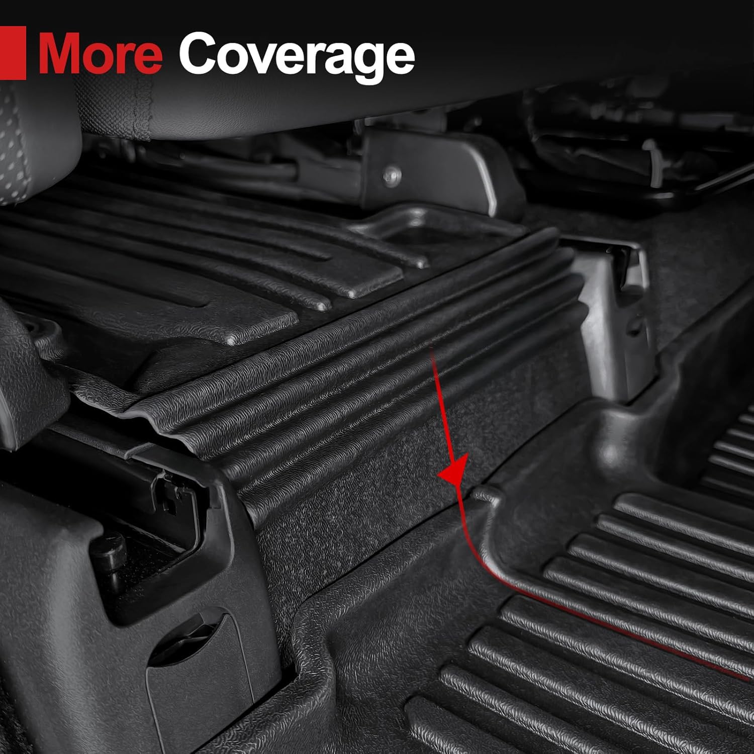 Floor Mats for Hyundai Santa Fe 2024-2026 (Fit Hybrid and Gas), TPE All Weather Protection Durable Trunk Cargo Mat with Backrest Mat for Hyundai Santa Fe