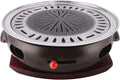 BBQ Barbeque Barbecue Grill, BBQ, Large Cast Iron Barbecue Meat Stove, Korean Household Charcoal Grill, Maifan Stone Baking Pan, Indoor Outdoor (Color : A)