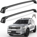 KINGGERI 330lb Lockable Roof Rack Cross Bars Compatible with Kia Telluride 2019-2026 EX S SX SX-Prestige, Heavy Duty Rooftop Aluminum Roof Rails Crossbars Cargo (Not for LX, X-Line or X-Pro)