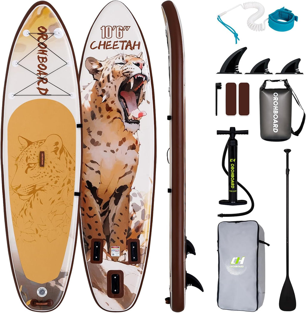 Inflatable Paddle Board 11'6/10'6 Paddle Board - All-Around SUP Board for Adults & Beginners, Stand Up Paddle Board with Complete Accessory Kit for Lake, River, Ocean