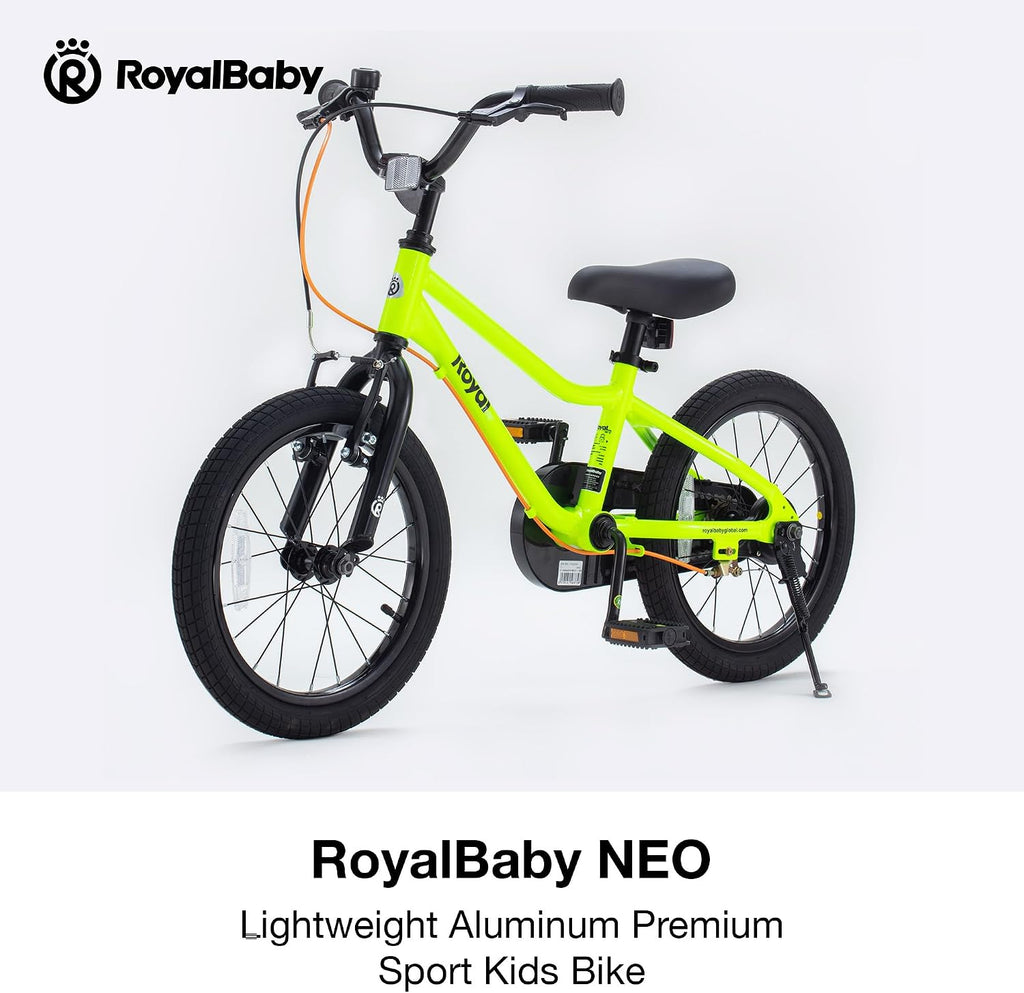 RoyalBaby Kids Bike, Lightweight Aluminum 16 18 Inch Wheel Bicycle Boys Girls Ages 4-9 Years, Multiple Colors