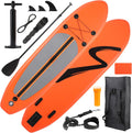 TLSUNNY 12FT Inflatable Stand Up Paddle Board, 3 Fins Paddleboard with Full SUP Accessories for All Skill Levels, Portable Two-Way Hand Pump and Carry Bag, 400LBS