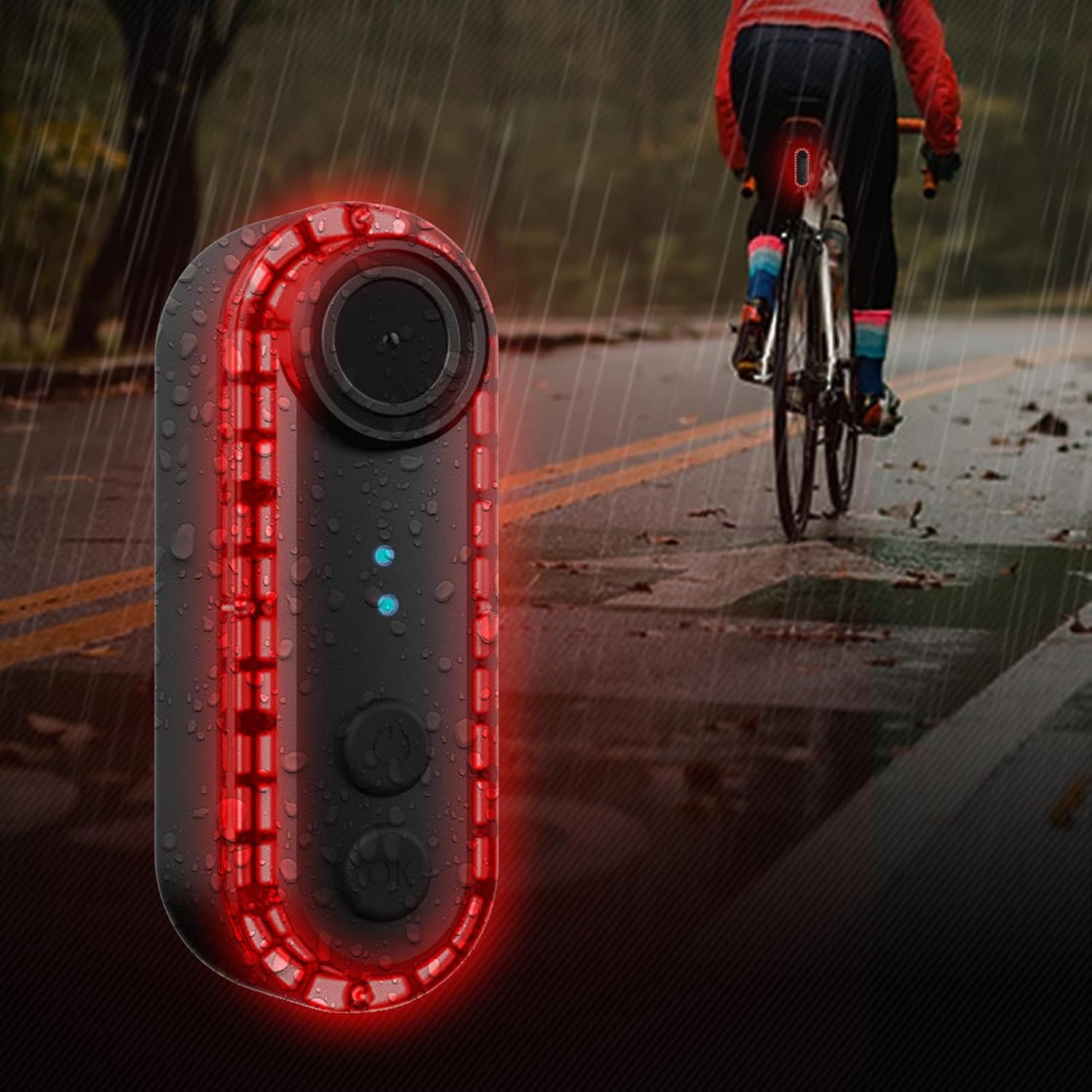 Yoidesu Rear View Camera, DV Camera Taillight, 1080P 150° | Rechargeable | 3500mAh Battery Up to 6 Hour Runtime | IPX6 Water | Safety Rear Light