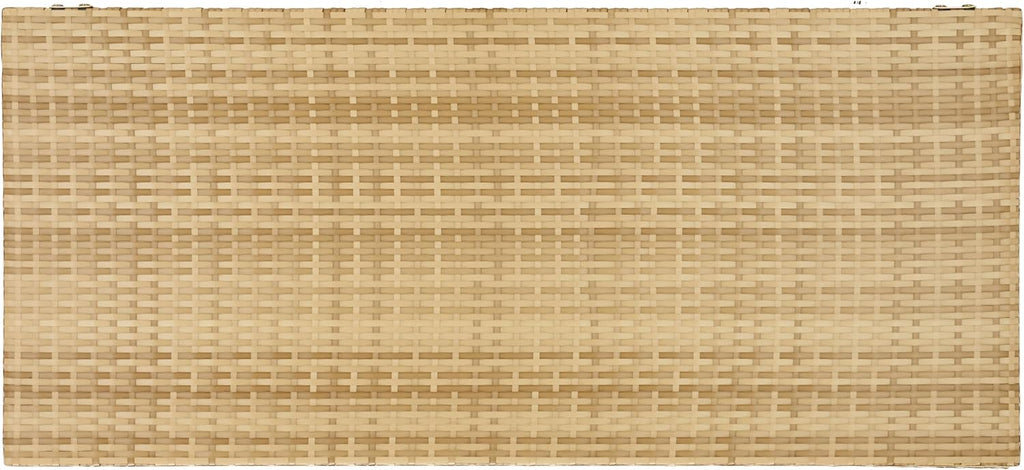 SAFAVIEH Outdoor Collection Oliveira Natural/White Cushion Box