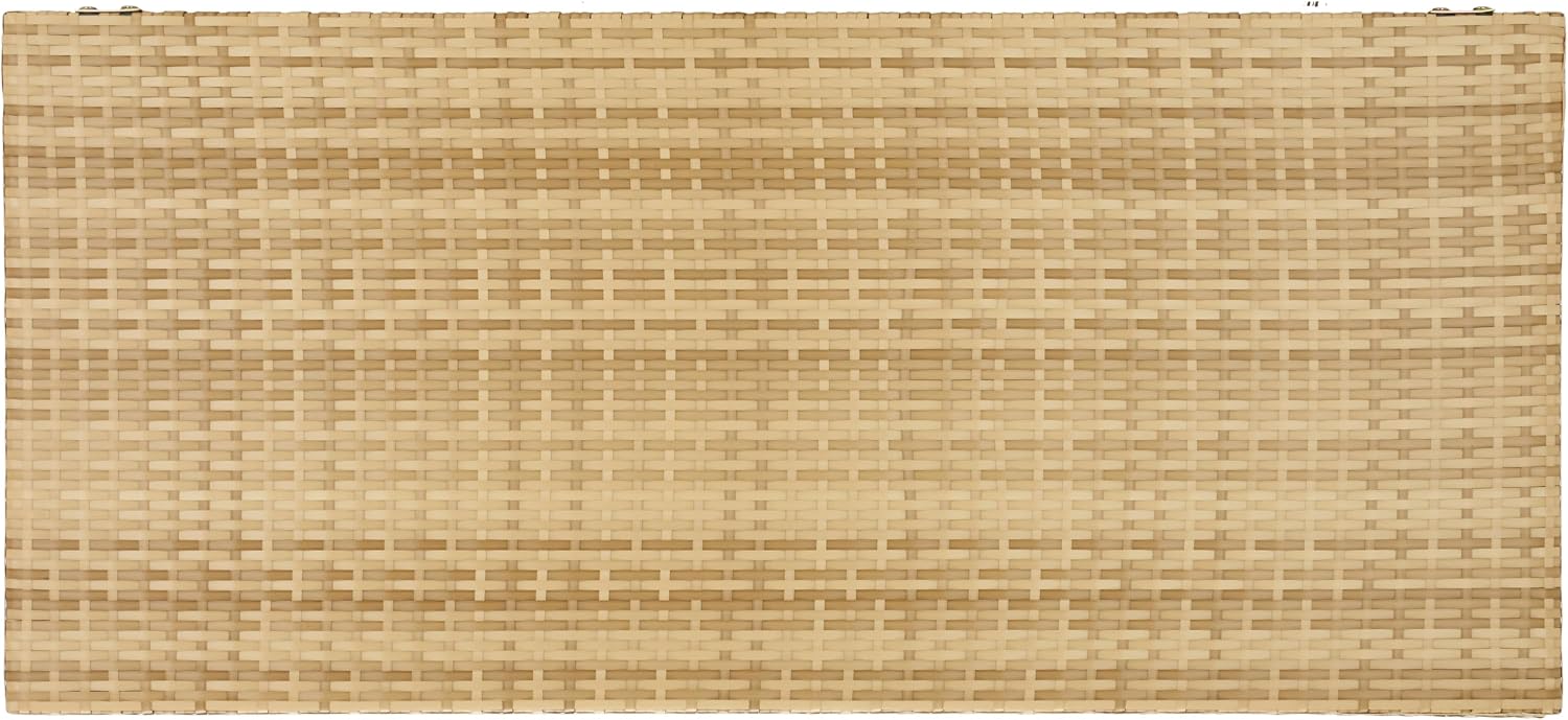 SAFAVIEH Outdoor Collection Oliveira Natural/White Cushion Box