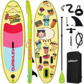 Quashley Kids Inflatable Paddle Boards,Stand Up Paddle Board for Children with Adjustable Paddle,Pump,Leash & Backpack for Lake,Ocean & River Swimming and Surfing