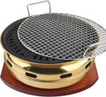 BBQ Barbeque Barbecue Grill, BBQ, Multifunctional Charcoal Barbecue Grill, Household Korean BBQ Grill, Tabletop Smoker Grill (Color : D)