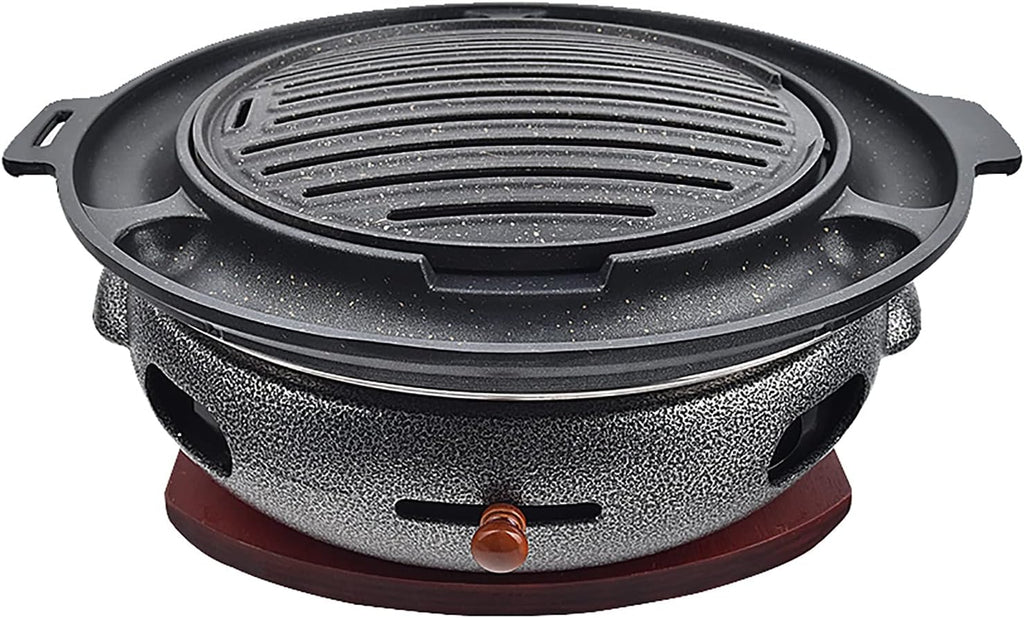 BBQ Barbeque Barbecue Grill, BBQ, Multifunctional Smokeless Charcoal Grill, Household Korean BBQ Grill, Split Design, Easy to Clean (Color : A)