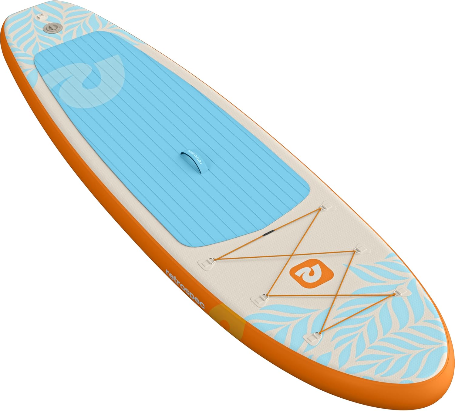 Retrospec Weekender Inflatable Stand Up Paddle Board Includes Paddle, Pump, and Accessories 10'6' Lightweight iSUP, Puncture Resistant Inflatable Paddle Board for Adults