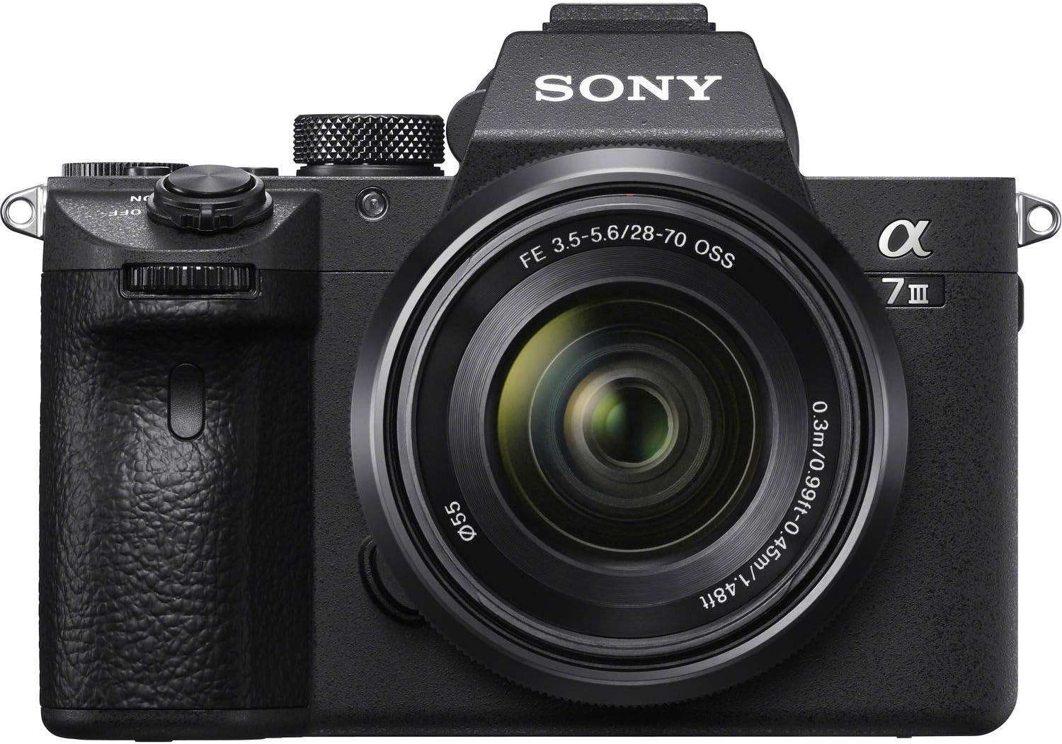Sony Alpha a7 III Mirrorless Digital SLR Camera with 28-70mm Lens Kit + Prime TTL Accessory Bundle with 128GB Memory & Photo/Video Editing Software