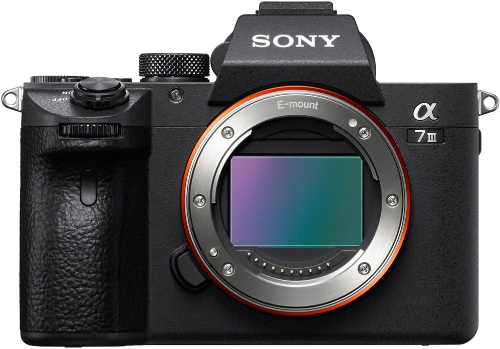 Sony a7III 24.2MP Full Frame Mirrorless Interchangeable Lens Camera | Official USA Partner Model | Body ILCE-7M3 Bundle with 64GB Memory + Flash & Accessories Kit