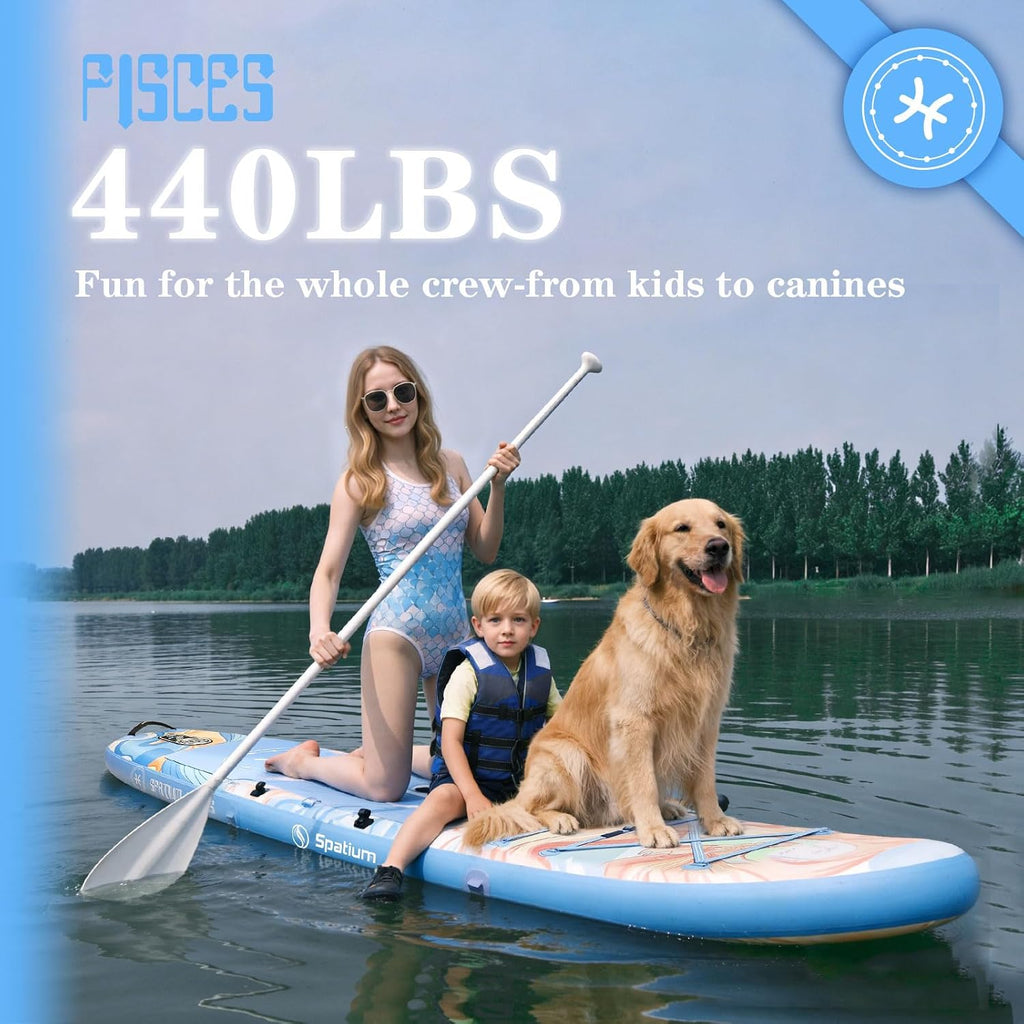 Spatium 11'5'x32' Magnetic Cup Holder Touring Paddle Board Stand Up Paddle Board for Adults,440lb Capacity SUP Board with Camera Mount for Youth & Adults of All Skill Levels