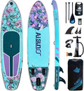 Inflatable Paddle Board for Adult, Paddle Board for All Skill Levels, Wide SUP Board with Primium Accessories Include SUP Carry Bag, Hand Pump, 10L Waterproof Bag