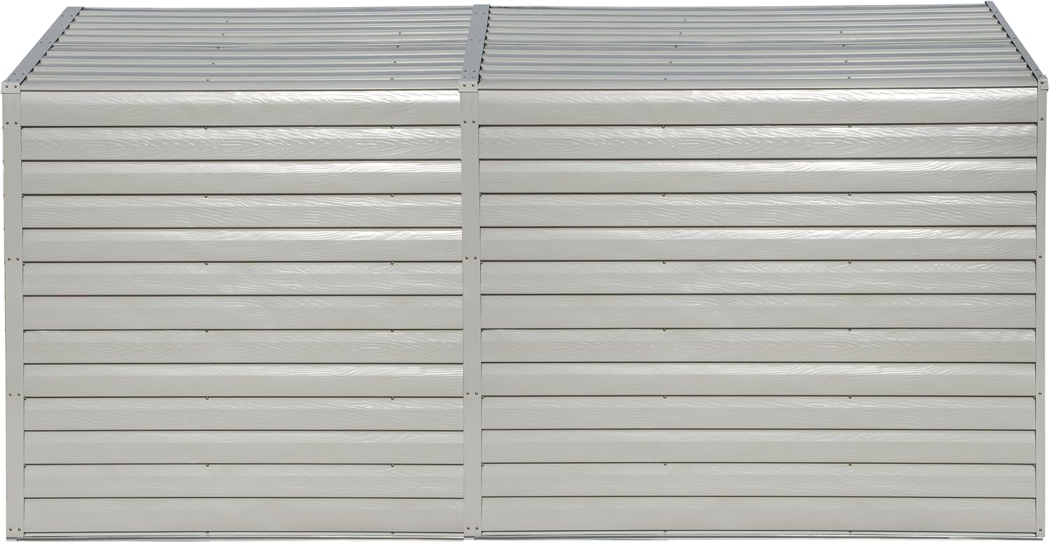Arrow Shed Yardsaver Compact Galvanized Steel Storage Shed with Pent Roof, 4' x 10'