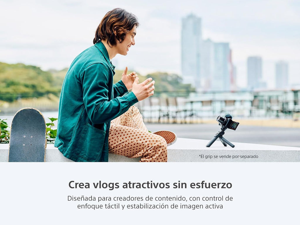 Sony ZV-1 II Vlog Camera for Content Creators and Vloggers - Black