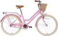 WEEROCK Girls Bike 20/24 Inch Kid Bicycle for 7 + Years Old, 20' 24' Bikes with Front Basket and Rear Rack, V and Coaster Brake for Children, Student Multiple Colors