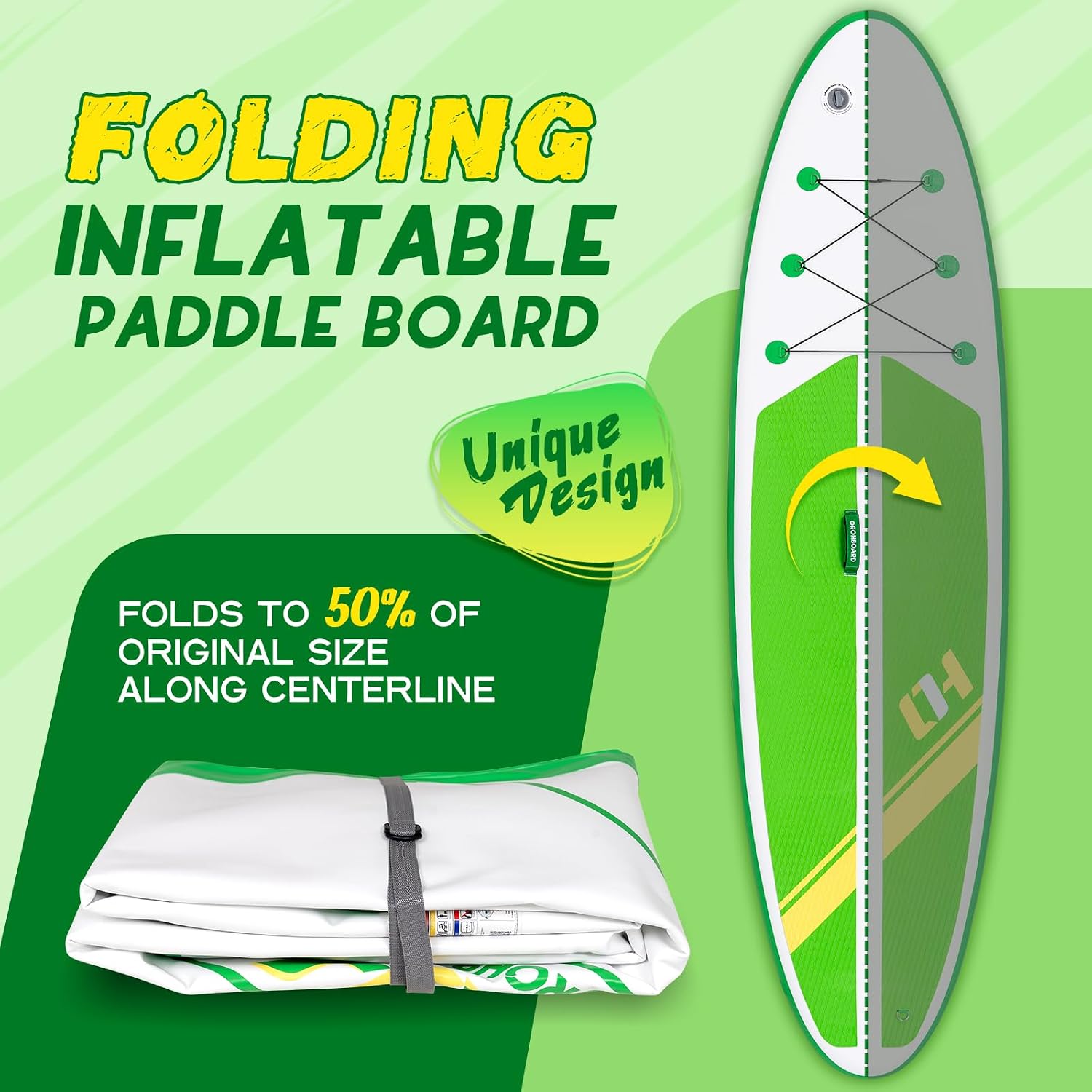 Inflatable Paddle Board 11'6/10'6 Paddle Board - All-Around SUP Board for Adults & Beginners, Stand Up Paddle Board with Complete Accessory Kit for Lake, River, Ocean