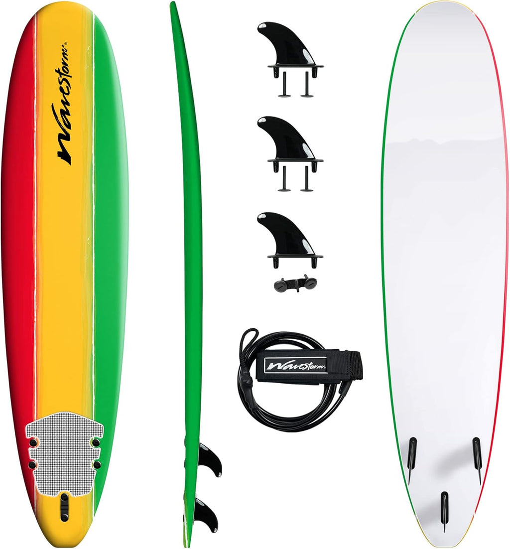 Wavestorm - Classic Soft Top Foam 8ft Surfboard