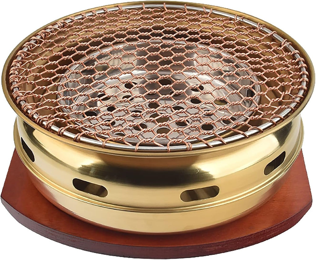 BBQ Barbeque Barbecue Grill, BBQ, Multifunctional Charcoal Barbecue Grill, Household Korean BBQ Grill, Tabletop Smoker Grill (Color : D)