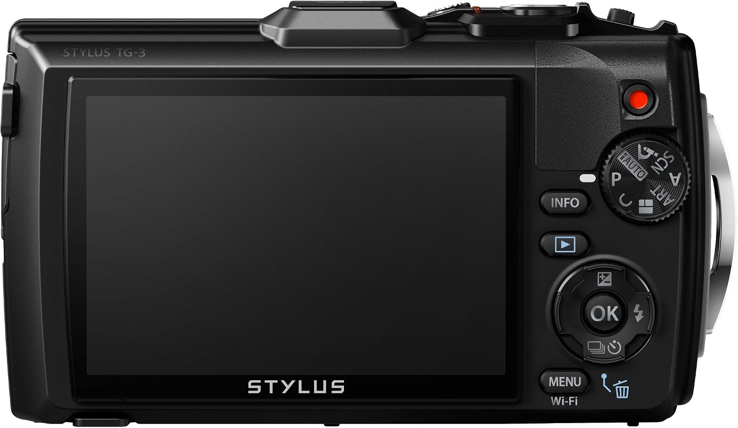 OM SYSTEM Olympus TG-3 Waterproof 16 MP Digital Camera (Black) - International Version (No Warranty)