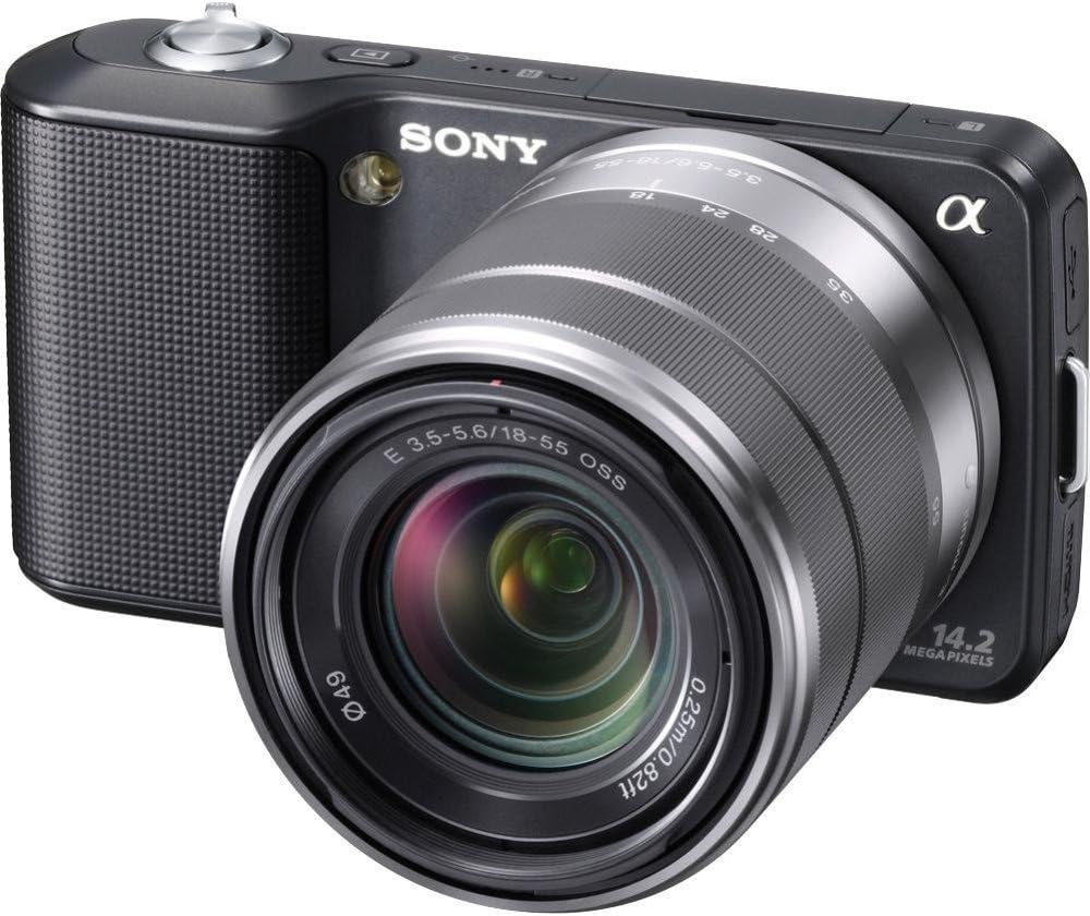 Sony NEX-3K Digital Camera 14.2MP w/18-55mm F3.5-5.6 Interchangeable Lens| Black