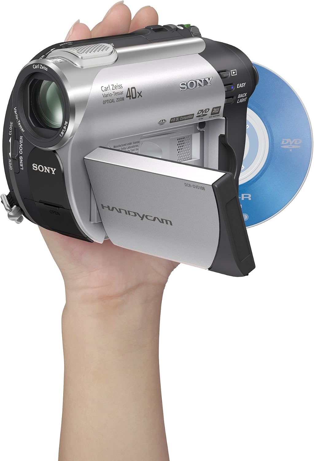 Sony DCR-DVD108 DVD Handycam Camcorder with 40x Optical Zoom (Renewed)
