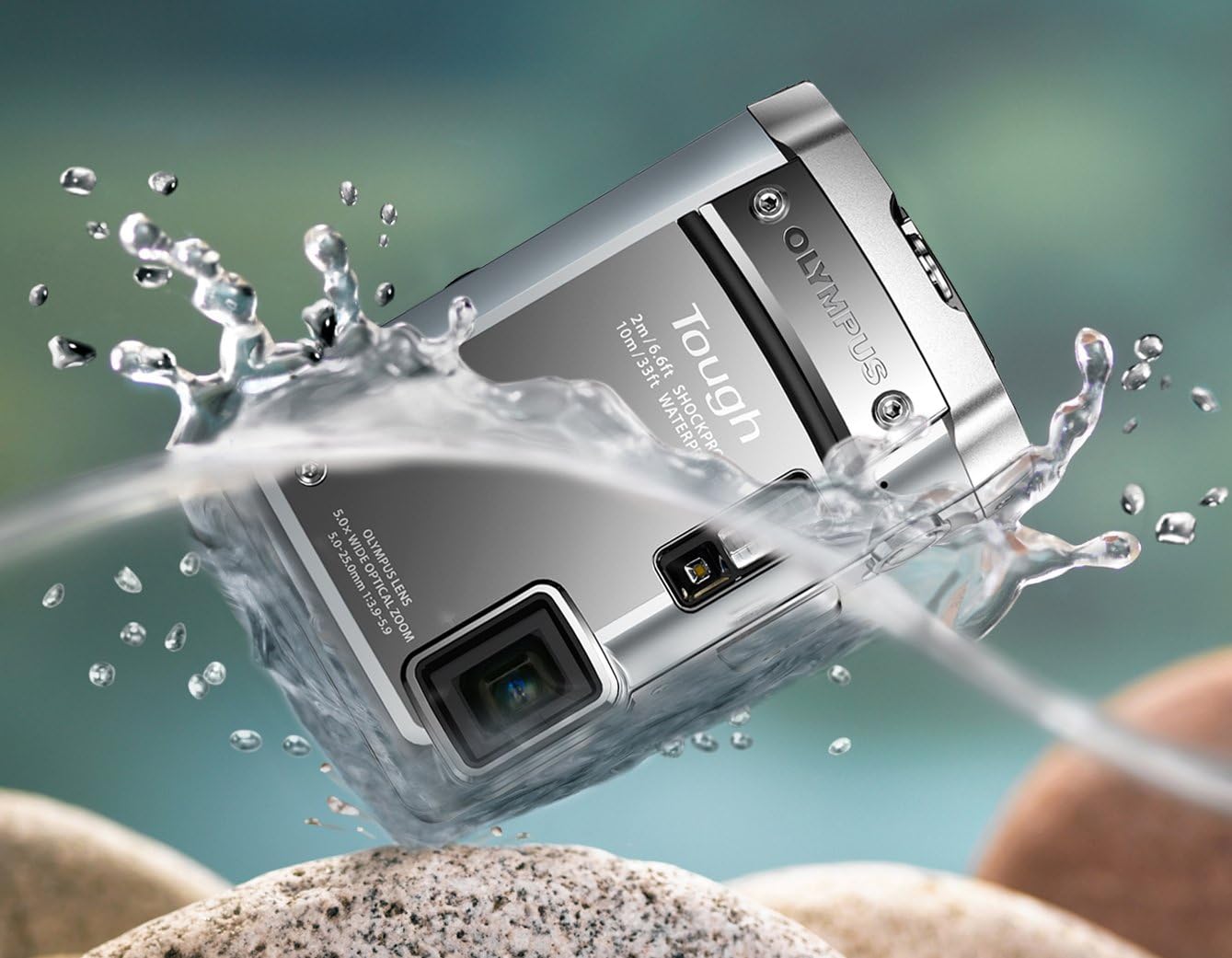 Olympus TG-810 Tough 14 MP Waterproof Digital Camera with 5x Optical Zoom
