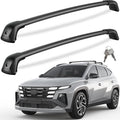 KINGGERI 330lb Lockable Roof Rack Cross Bars Compatible with Hyundai Tucson 2016-2026 SEL/N Line/Limited with Flush Side Rails, Heavy Duty Rooftop Aluminum Roof Rails Crossbars Luggage Accessories