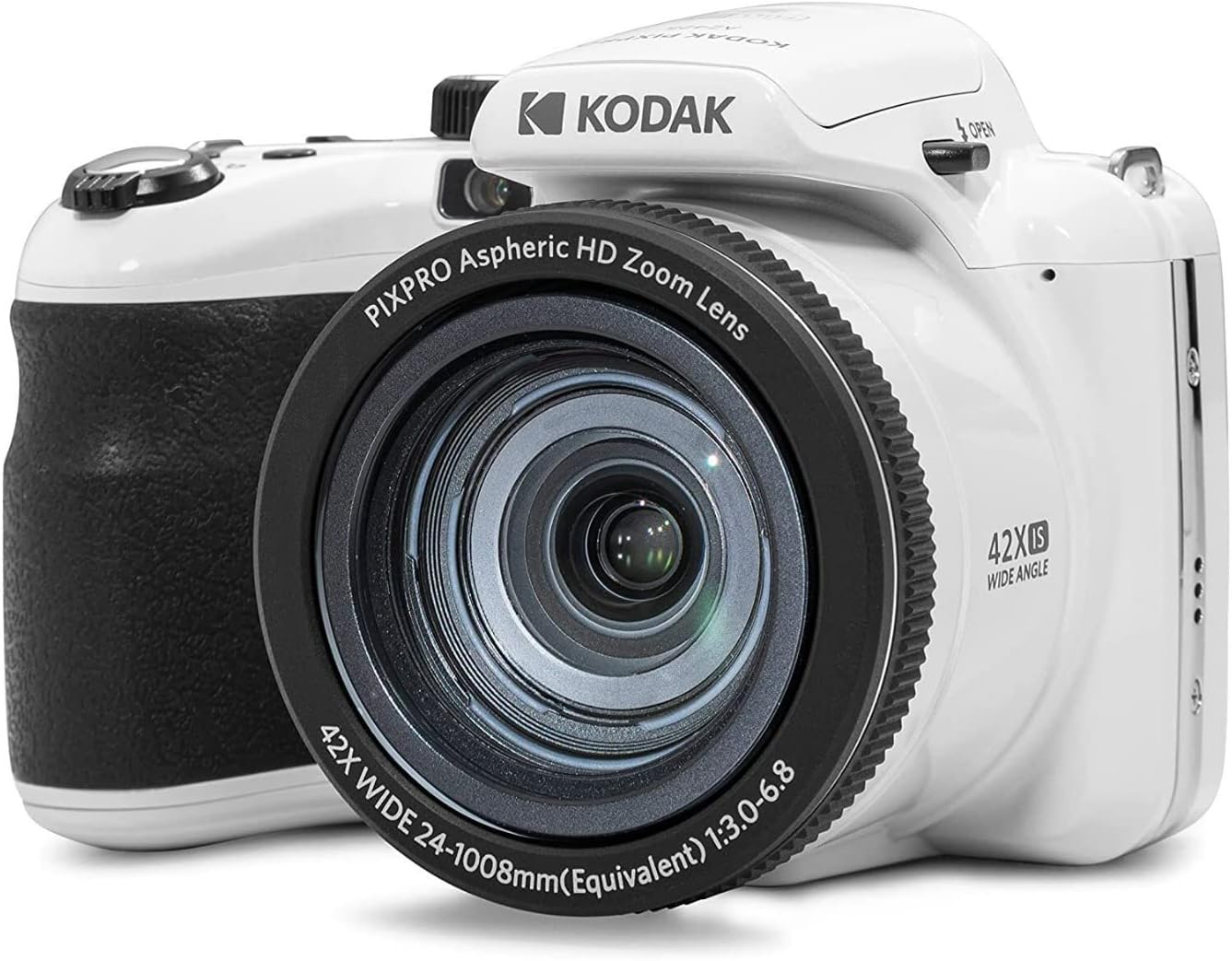 Kodak PIXPRO AZ425 Astro Zoom 20MP Digital Camera with 42x Optical Zoom (White) Bundle with Kodak 32GB SD Card (2 Items)
