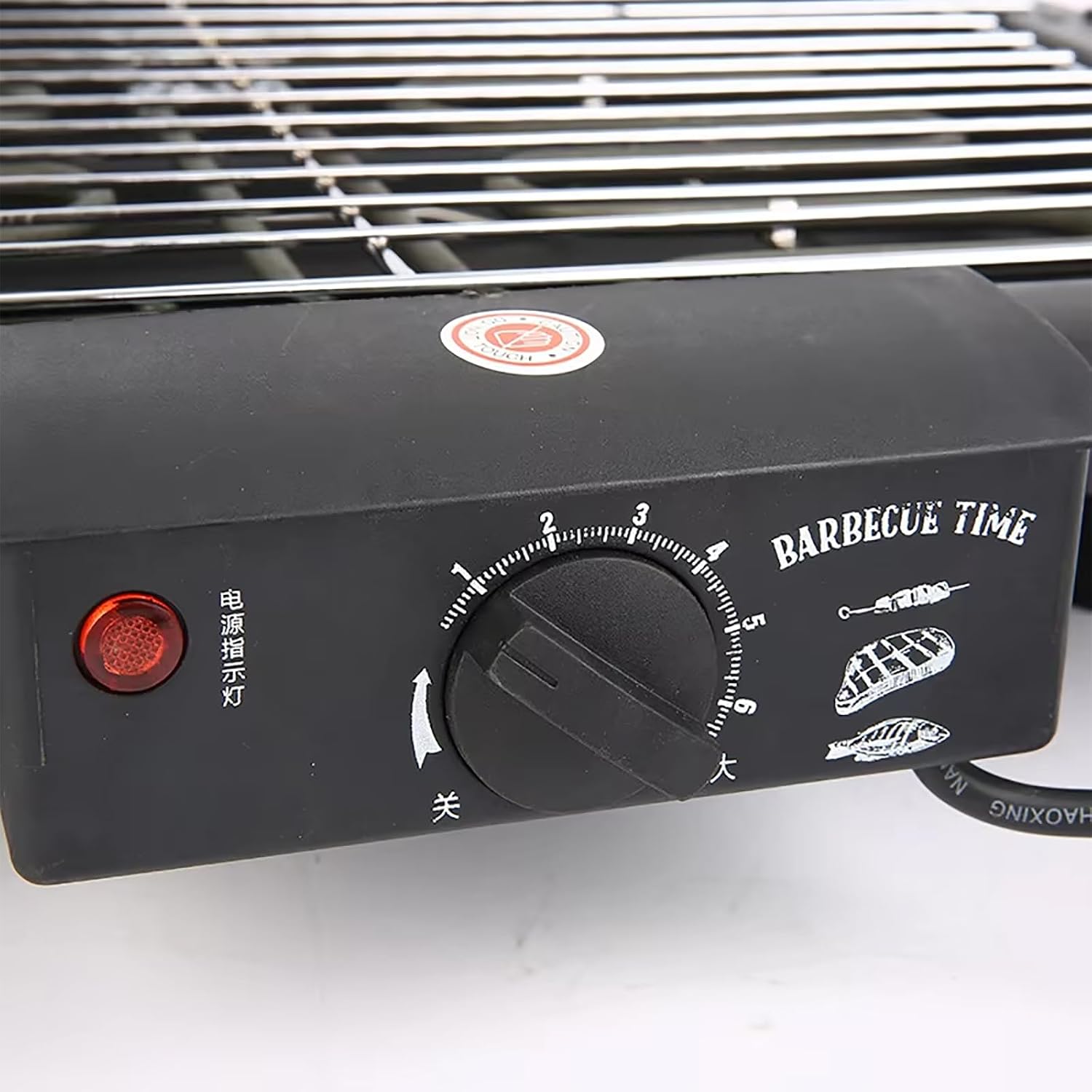 2000W Electric BBQ Grill, Smokeless Non-Stick Table Top Griddle with Removable Drip Tray, 7 Levels Temp Adjustable, Non-Stick Coating Structure and Easy to Clean, for Family Dinner, Party
