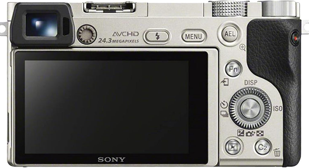 Sony Alpha a6400 Mirrorless Digital Camera (Silver) with 16-50mm & 55-210mm Zoom Lenses + 64GB Memory, Wide Angle + Telephoto Lens, Filters, Case, Tripod + More (30PC Bundle Kit) (Renewed)