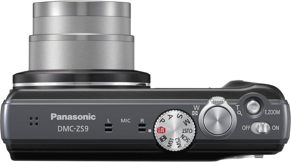 Panasonic DMC-ZS9 14.1MP Digital Camera with 16x Optical Zoom and 21x Intelligent Zoom Function (Black)