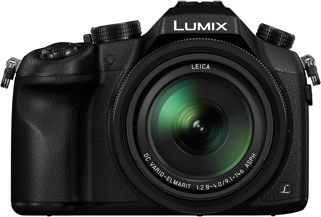 Panasonic LUMIX DMC-FZ1000 20.1MP 4K Point and Shoot Digital Camera w/ 16X Zoom Leica Lens, Built-in Wi-Fi and NFC - Black (US Model)
