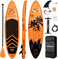 SUP Inflatable Stand Up Paddle Board 10'6' Ultra-Light Thick Paddleboard for All Skill Levels ISUP Paddle Board with Accessories, 10/6 Inflatable Paddle Boards for Adults & Youth