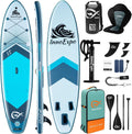 InnoExpo Inflatable Stand Up Paddle Boards with Premium Accessories, Wide Stable SUP Paddle Board Design, Non-Slip Comfort Deck for Youth & Adults