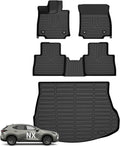 Wayhigh® Floor Mats & Cargo Liner for 2022-2026 Lexus NX / NX250 / NX350 / NX350 F Sport / NX350h / NX450h+ / NX450h+ F Sport, All Weather TPE Car Mats Heavy Duty, Floor Mats Custom for NX Accessories