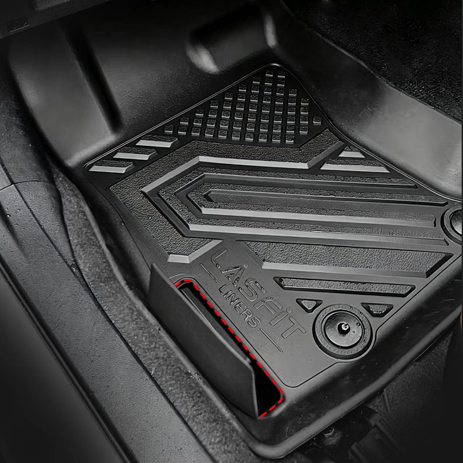 LASFIT Floor Mats Fits for Subaru Crosstrek 2023-2018 & Impreza 2023-2017, All Weather TPE Custom Fit Easy Clean Durable Car Accessories for Crosstrek & Impreza Base/Limited/Premium/Sport Floor Liners