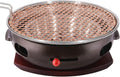 BBQ Barbeque Barbecue Grill, BBQ, Large Cast Iron Barbecue Meat Stove, Korean Household Charcoal Grill, Maifan Stone Baking Pan, Indoor Outdoor (Color : A)