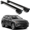 Lockable Roof Rack Cross Bars for Hyundai Tucson SE/SEL/N Line/Limited 2022-2025,Heavy Duty Anti-Theft Aluminum Roof Rails Crossbars Rooftop Luggage Rack Cargo Bars,Black