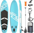 FBSPORT 11' Premium Stand Up Paddle Board, Yoga Board with SUP Accessories & Carry Bag | Wide Stance, Surf Control, Non-Slip Deck, Leash, Paddle and Pump for Youth & Adult