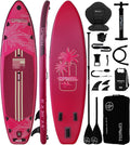 UPWELL 11'×34' Stand Up Paddle Board, SUP Board for Adults & Teens, Inflatable SUP Board with Premium Accessories, 120L Backpack, Paddle, Leash, Hand Pump, Fins