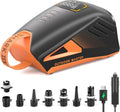 OutdoorMaster Shark 3 Paddle Board Pump Electric - 3'50' Fast Inflation, 20PSI 74Wh Rechargeable SUP Air Pump- Auto-Off & Deflation, 12V/15.8V DC & Type-C Input, 8 Nozzles for Inflatables, Boats,Kites