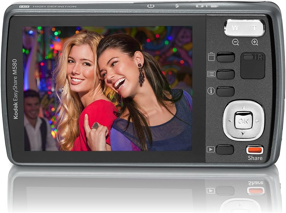 Kodak Easyshare M580 14 MP Digital Camera with 8x Wide Angle Optical Zoom and 3.0-Inch LCD (Blue)