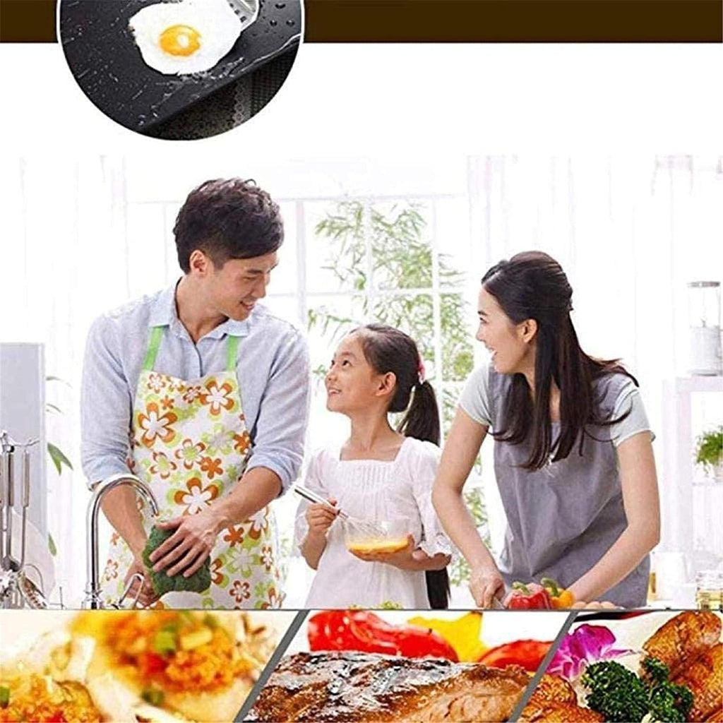 Indoor Korean Barbecue Grill 68cm*28cm Electric Teppanyaki Table Grill, BBQ Barbecue Griddle, Non-Stick Hot Plate, Heating Plate for Stove 2000W (Color : M48cm*27cm)