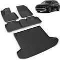 All Weather Car Floor Mats & Cargo Liner Set Fit for Hyundai Tucson 2022-2025 2026 (Not Fit Hybrid) Floor Liners Trunk Liner Tucson Cargo Mat Accessories Black