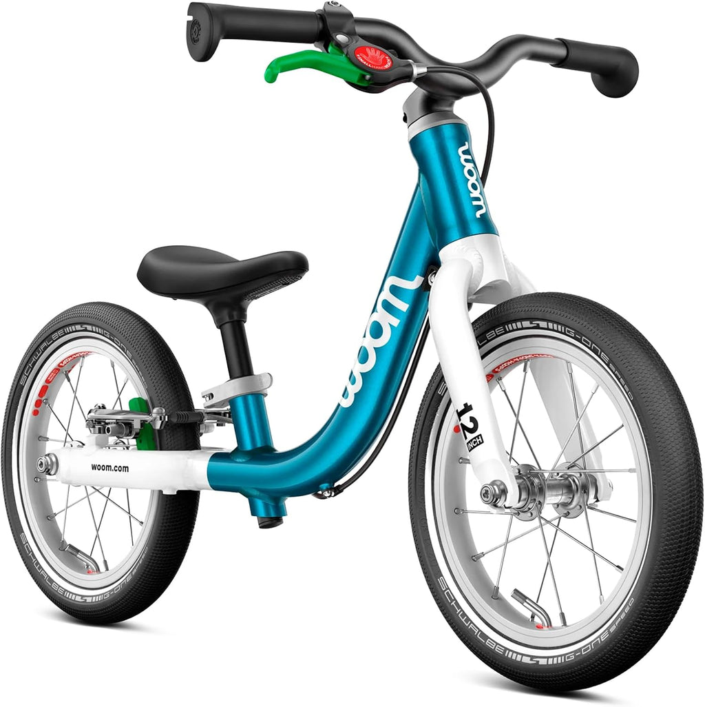 woom GO 1 & GO 1 Plus Balance Bike for Toddlers & Kids 18 Month to 4.5 Years Old, 12-Inch & 14-Inch Lightweight Bicycles for Boys & Girls